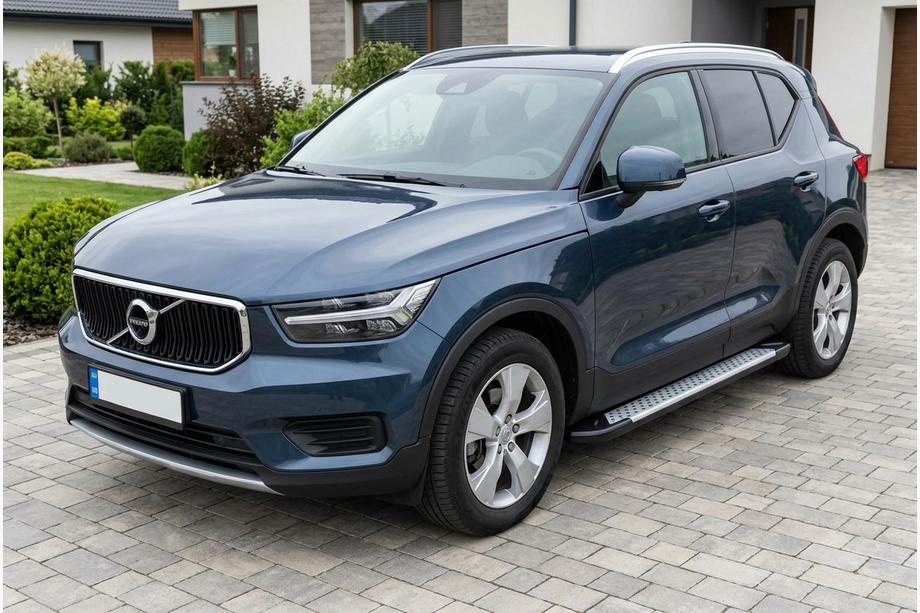Volvo XC40 2018- Side Steps Allmond Grey (2 pcs, Aluminum) Image
