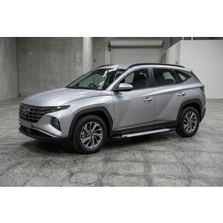 Side Steps Allmond Grey (2 pcs, Aluminum) Hyundai Tucson NX4 2021- photo 1
