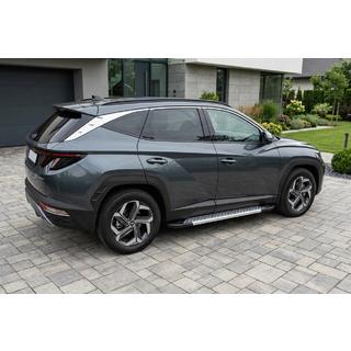 Side Steps Vision New Grey (2 pcs, Aluminum) Hyundai Tucson NX4 2021- photo 1
