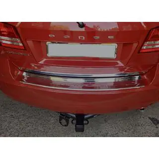 Rear Bumper Protector Carmos Stainless Steel Dodge Journey 2008-2020 photo 2