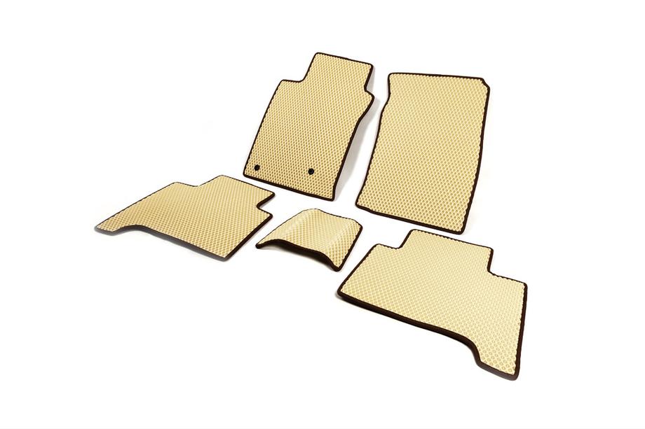 Lexus GX470 2002-2009 EVA Floor Mats (2 Rows, Beige) Photo 5