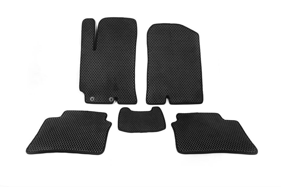 Hyundai Accent 2017-2023 EVA Floor Mats (black) Image