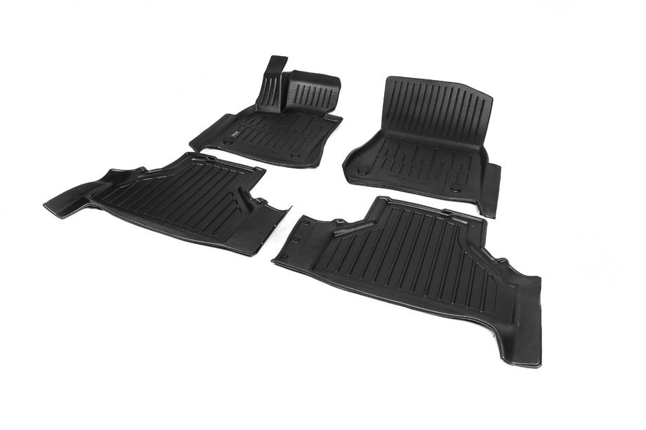 BMW X5 E70 2007-2013 Stingray 3D Rubber Floor Mats (4 pcs, Polyurethane) Photo 13