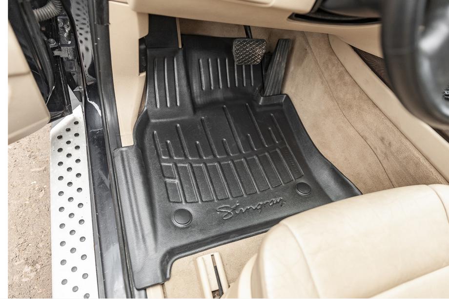 BMW X5 E70 2007-2013 Stingray 3D Rubber Floor Mats (4 pcs, Polyurethane) Photo 6