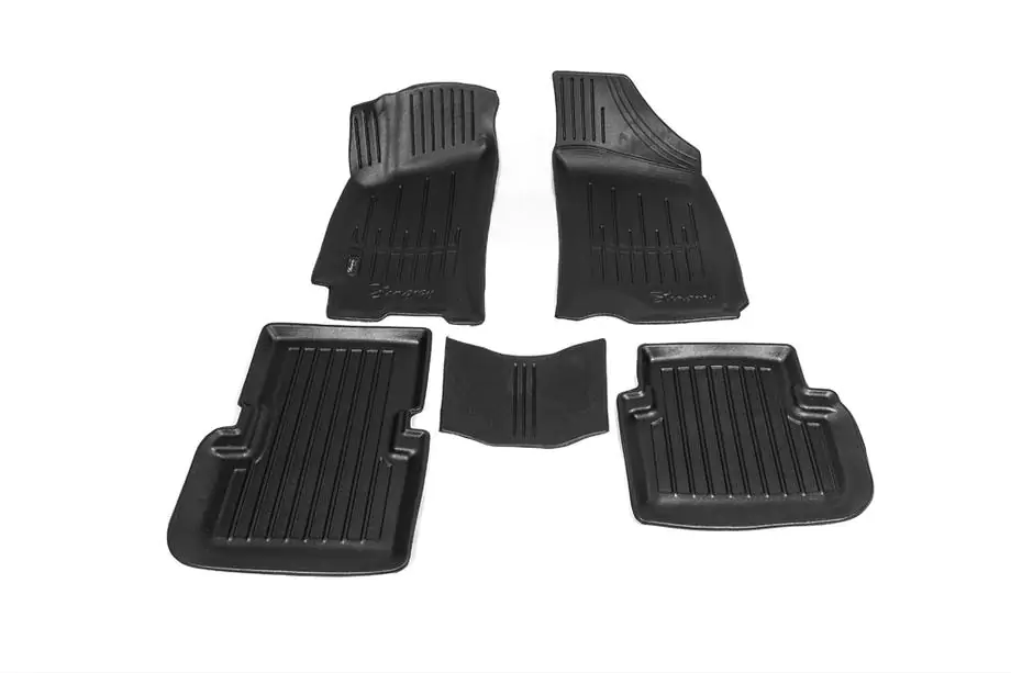 Daewoo Lanos 1998-2017 Stingray 3D Rubber Floor Mats (5 pcs, Polyurethane) Photo 1