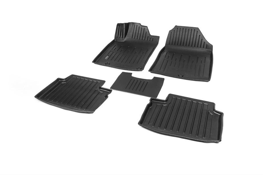 Kia Ceed 2018- Stingray 3D Rubber Floor Mats (5 pcs, Polyurethane) Photo 2