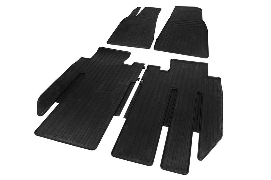 Tesla Model X 2015- Rubber Floor Mats 2019+ (7-Seater, Stingray Premium) Photo 2