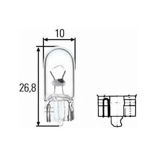 Indicator Bulb Narva 17109 W3W 24V 3W W2.1X9.5d photo 2
