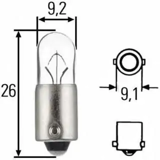 Indicator Bulb Narva 17141 T4W 24V 4W BA9 photo 2