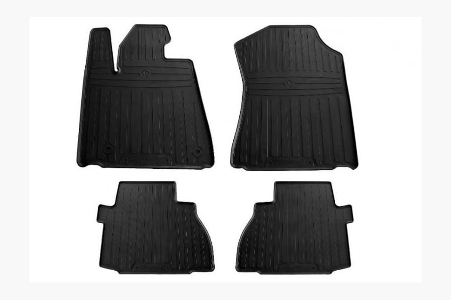 Toyota Tundra 2007-2021 Rubber Floor Mats (Stingray Premium) Photo 1