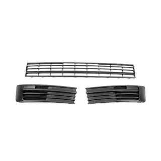 Front lower grille (3 pieces, matte) photo 1