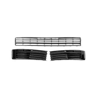 Front lower grilles (3 pieces, gloss) photo 1