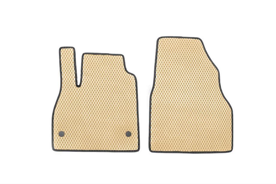 Renault Kangoo 2008–2020 EVA Floor Mats (Beige) Front Photo 2