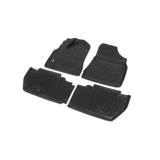 Stingray 3D Rubber Floor Mats (4 pcs, Polyurethane) Peugeot Partner Tepee 2008-2018 photo 2