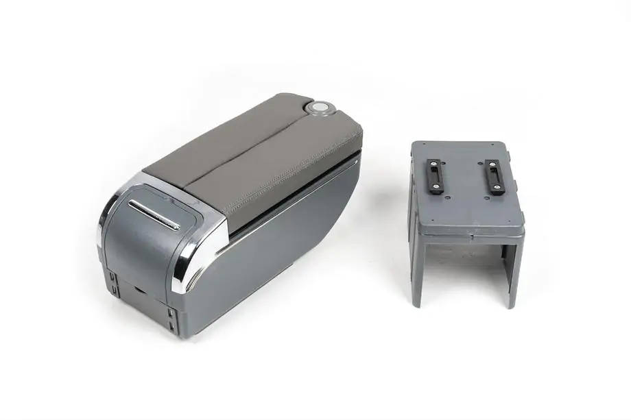 Universal Armrest with USB (Gray) Image