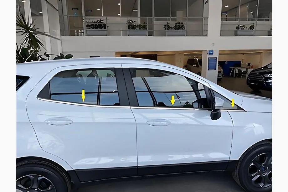 Ford Ecosport 2013-2022 Window Trim Stainless Steel (6 pcs) Photo 1