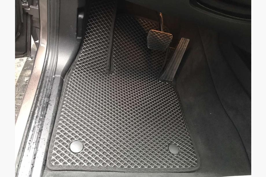 BMW X6 E71 2008–2014 EVA Floor Mats V-1 (Black) Image