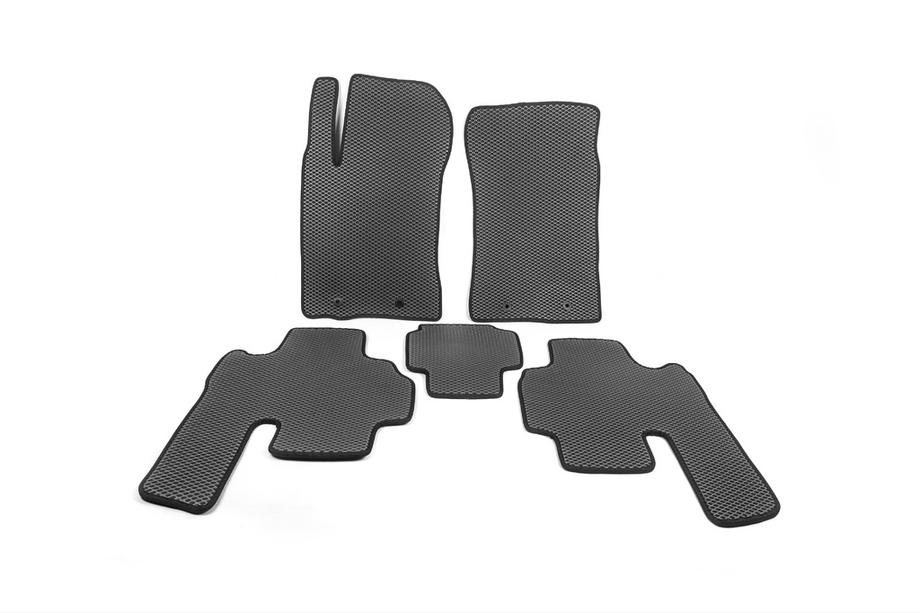SsangYong Kyron 2005-2014 EVA Floor Mats (black) Image