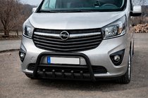 Fiat Talento 2016- Bull Bar WT003 Black Stainless Steel photo 1
