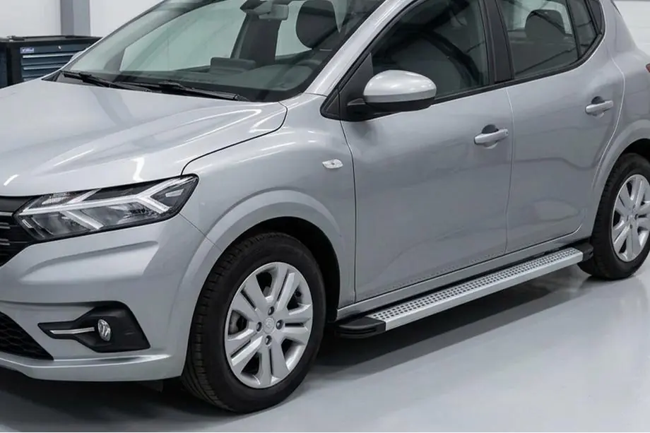 Dacia Sandero 2021- Side Steps Maya V2 (2 pcs, Aluminum) Photo 1