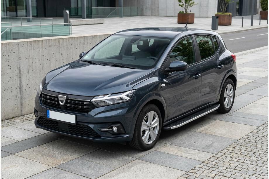 Dacia Sandero 2021- Side Steps Fullmond (2 pcs, Aluminum) Photo 1