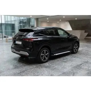Side Steps Allmond Grey (2 pcs, Aluminum) Nissan Qashqai 2021- photo 1