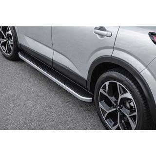 Side Steps Tayga Grey (2 pcs, Aluminum) Nissan Qashqai 2021- photo 1