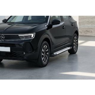 Side Steps Allmond Grey (2 pcs, Aluminum) Opel Mokka 2021- photo 1
