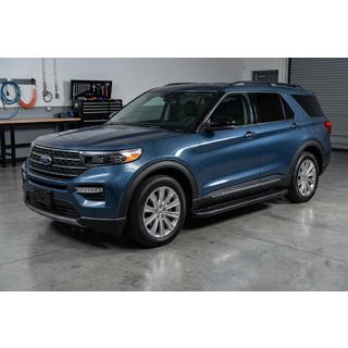 Side Steps Bosphorus Black (2 pcs, Aluminum) Ford Explorer 2019- photo 1