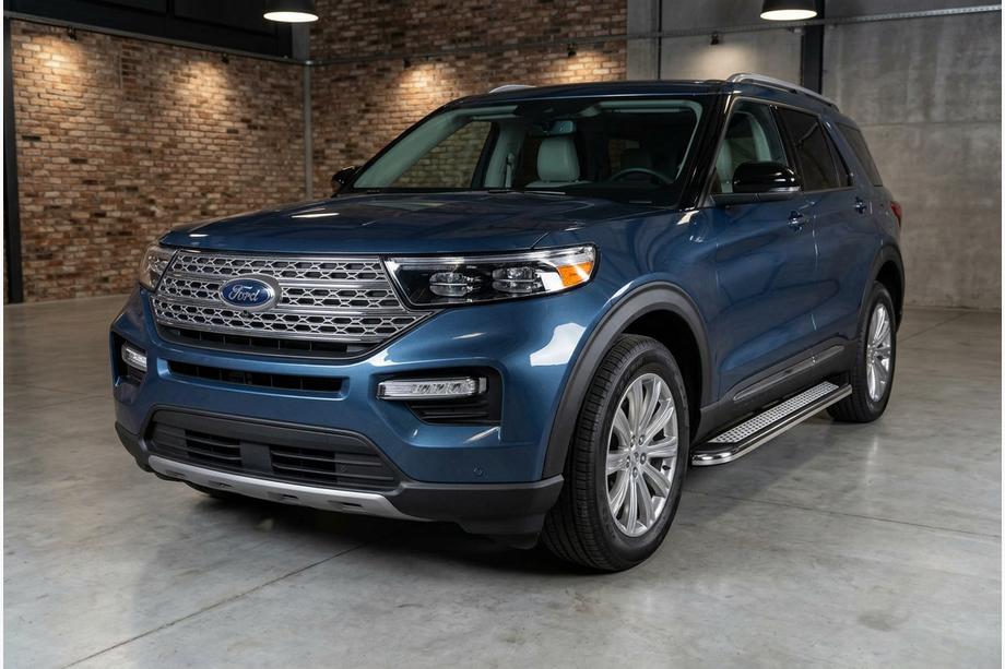 Ford Explorer 2019- Side Steps Maydos V2 (2 pcs, Aluminum) Photo 1