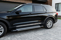 Ford Explorer 2019- Side Steps Rainbow (2 pcs, Aluminum) photo 1