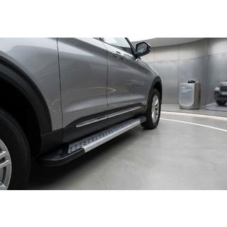 Side Steps Vision New Grey (2 pcs, Aluminum) Ford Explorer 2019- photo 1