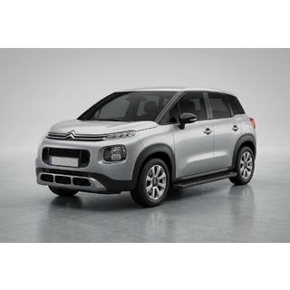 Side Steps Allmond Black (2 pcs, Aluminum) Citroen C-3 Aircross 2017-2024 photo 1