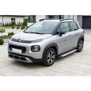 Side Steps Vision New Grey (2 pcs, Aluminum) Citroen C-3 Aircross 2017-2024 photo 1