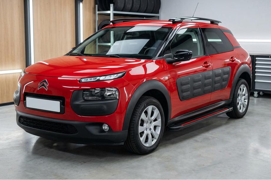Citroen Cactus 2014-2020 Side Steps Maya Red (2 pcs, Aluminum) Photo 1