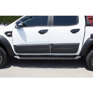 Side Steps Dakar V1 without LED (2 pcs, metal) Mitsubishi L200 2006-2015 photo 3