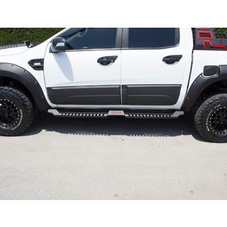 Side Steps Dakar V2 without LED (2 pcs, metal) Isuzu D-Max 2002-2011 photo 2