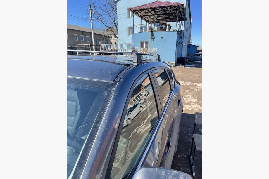 Mazda CX-5 2017–2025 Roof rack for original mounting points (2 pcs, aluminum) Black Photo 3