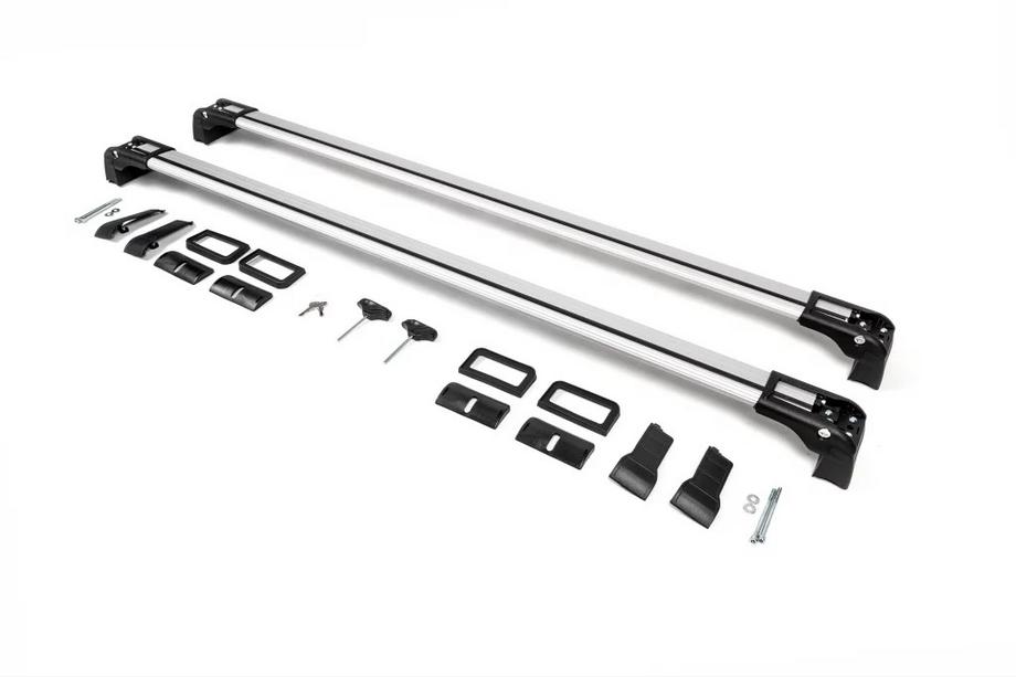 Mazda CX-5 2017–2025 Roof rack for original mounting points (2 pcs, aluminum) Black Photo 18