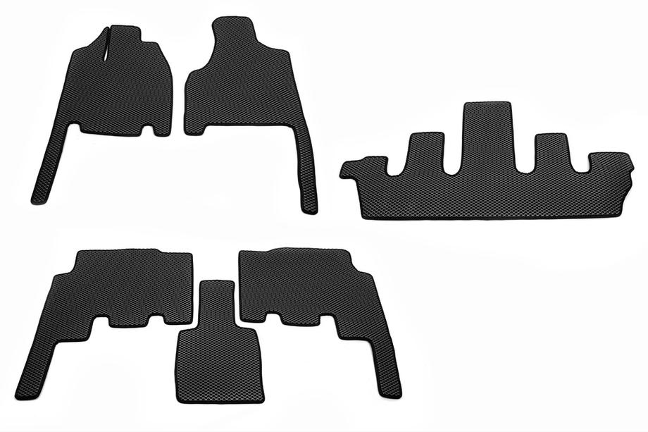 Chrysler Voyager 2001-2007 Floor mats (3 rows, EVA, Black) Photo 13