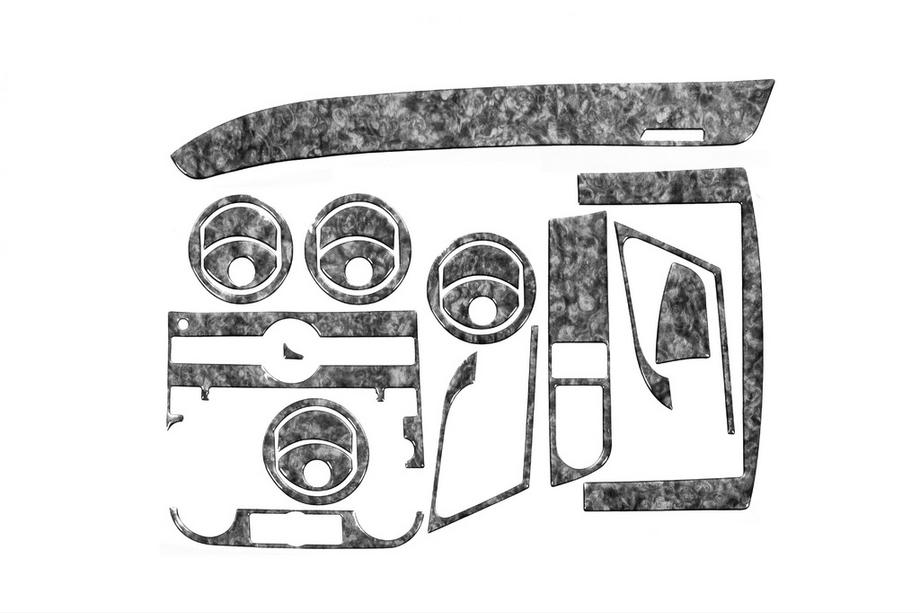 Chevrolet Aveo T250 2005-2011 Dashboard Trim Covers (small set) Photo 2