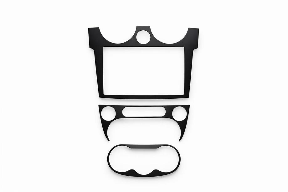 Daewoo Matiz 1998-2008 Dashboard Trim Covers (2005-2008) V2 Aluminum Image