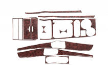 Kia Sorento I BL 2002-2009 Dashboard Trim Kit Variant 3 (2003-2007, Wood) photo 1