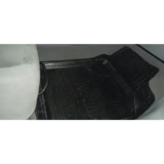 Rubber floor mats with edge (5 pcs, Polytep) photo 1