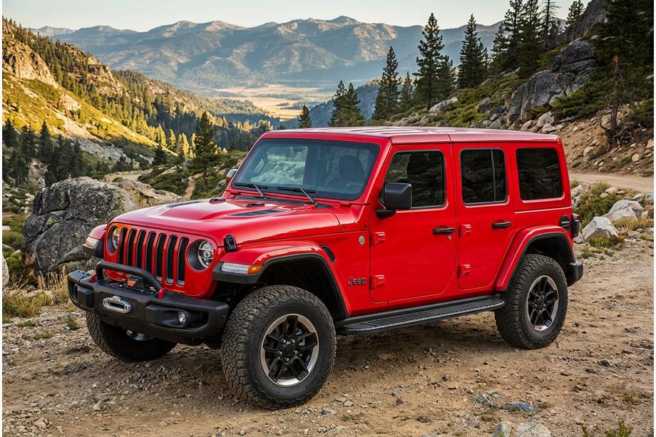 Jeep Wrangler 2018- Side Steps Bosphorus Black (2 pcs, Aluminum) Photo 1