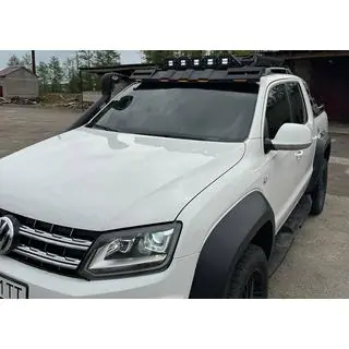 Windshield visor for roof rack DAKAR (LED) Volkswagen Amarok 2010-2022 photo 3