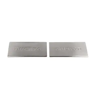 Interior door sill plates Carmos V2 (2 pcs, stainless steel) photo 2