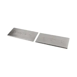 Interior door sill plates Carmos V2 (2 pcs, stainless steel) photo 1