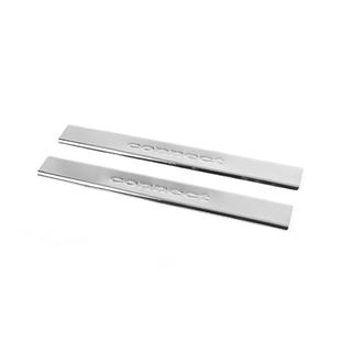 Door Sill Protectors Carmos V2 (2 pcs, Stainless Steel) Ford Connect 2006–2009 photo 2