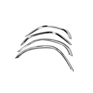 Fender flares 1985-1989 (4 pcs, stainless steel) Mercedes E-сlass W124 1984–1997 photo 3